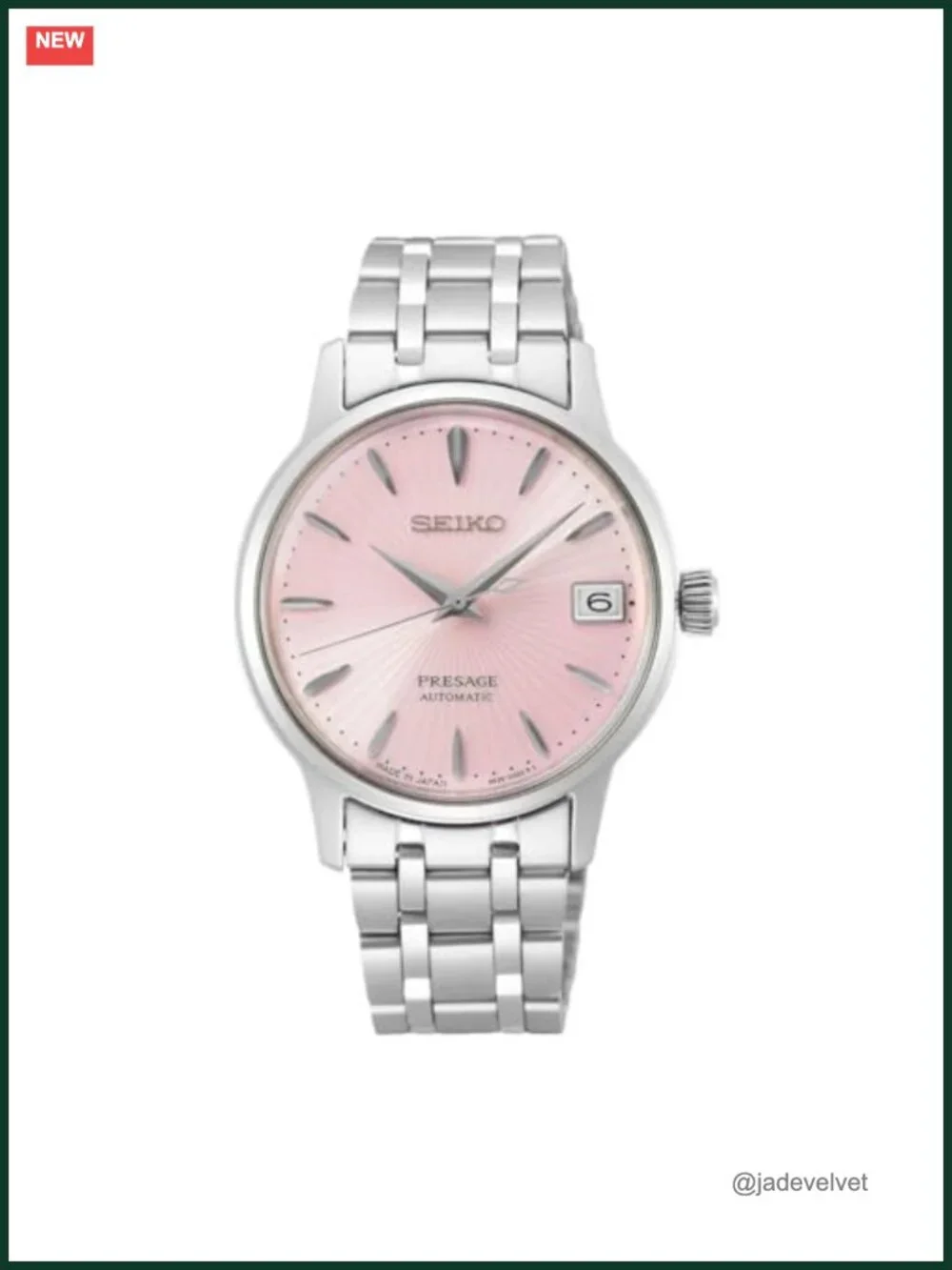 Seiko Presage Automatic Women's Watch Stainless Steel 50M Water Resistant